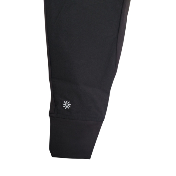 Athleta Headlands Hybrid Trek Jogger Pants Black Size 4 Zip Pockets Travel - Picture 11 of 16